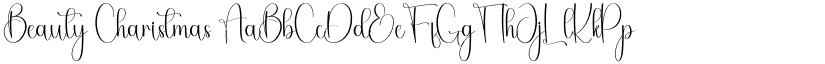 Beauty Charistmas font