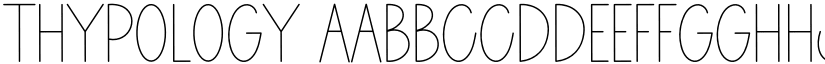 Thypology font