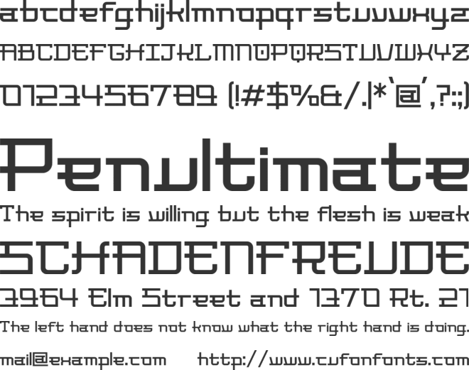 Neo Nippon - Personal Use font preview