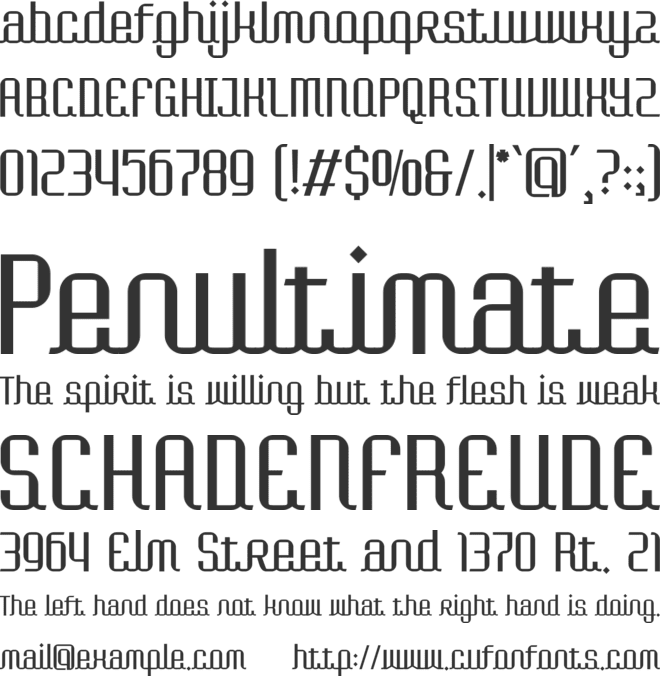 Rahmatillah - Personal Use font preview