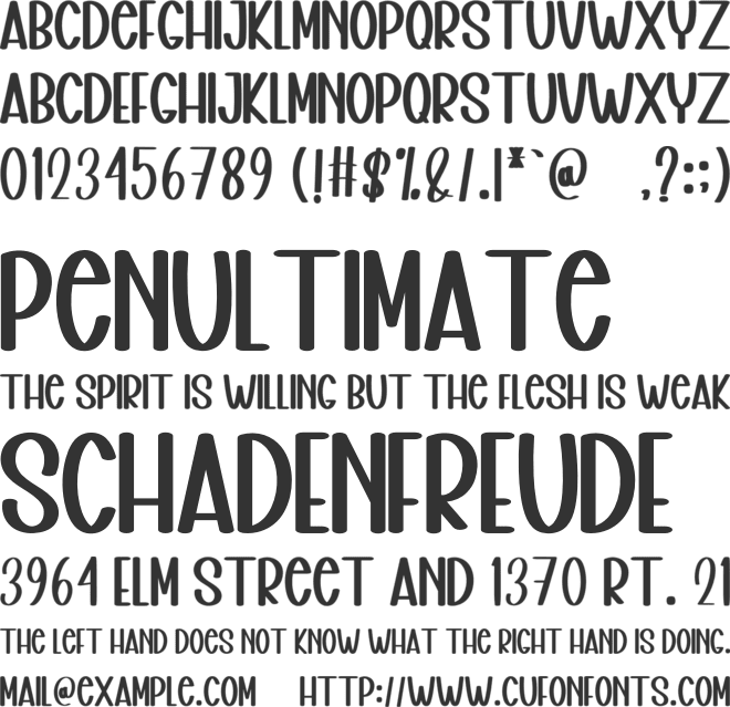 Alphabet Romance font preview