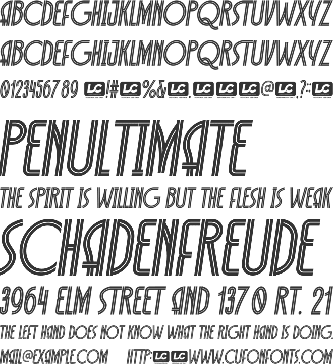 Selangor font preview