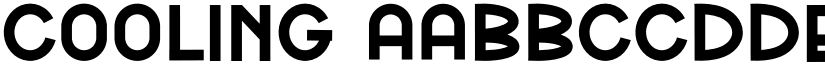 Cooling font