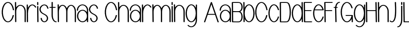 Christmas Charming font