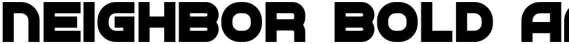Neighbor Bold font