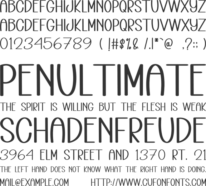 Wonder Beach font preview