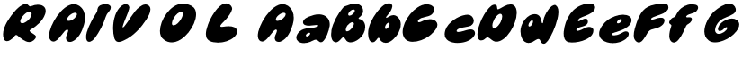 RAIVOL font