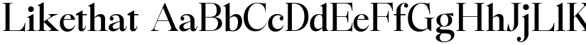 Likethat font