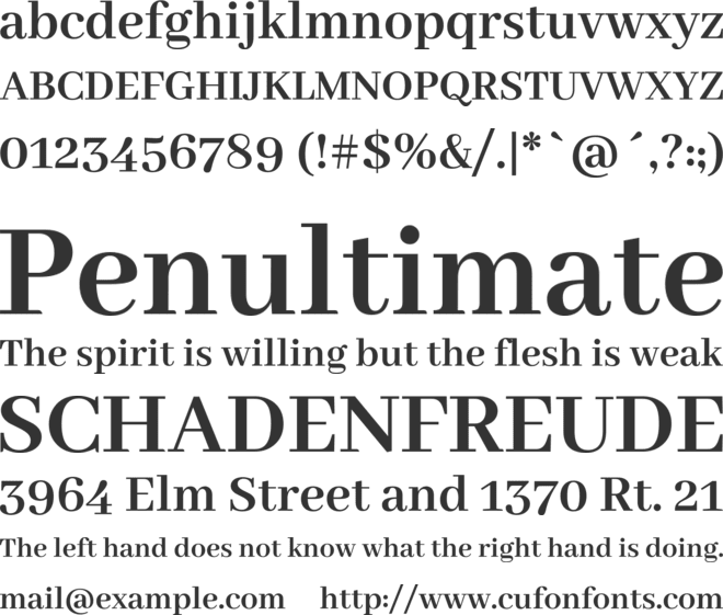 Abhaya Libre font preview