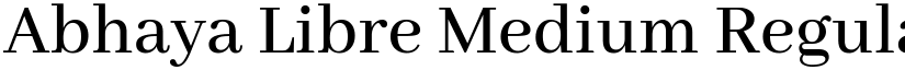 Abhaya Libre Medium Regular font
