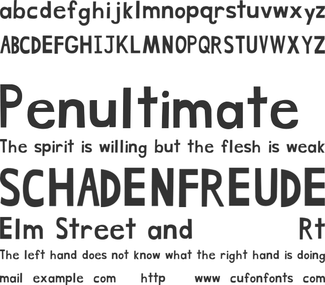 Endless Languages font preview