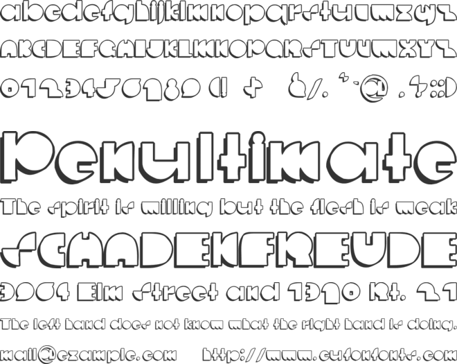 Decco Disco font preview