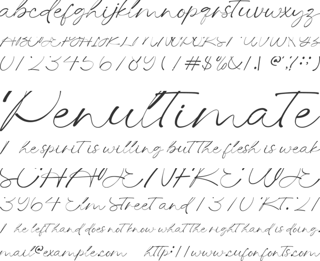 Arveton-Personal use font preview