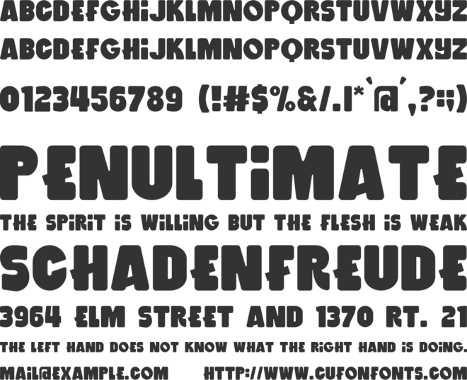 Regalis font preview