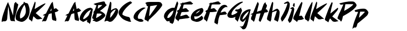 NOKA font