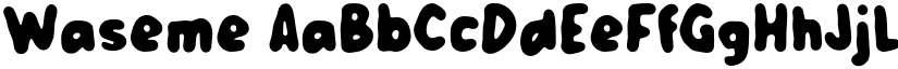 Waseme font