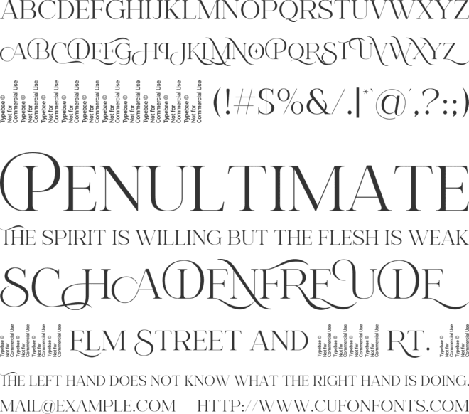 PrimorStylish font preview