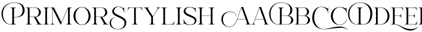 PrimorStylish font