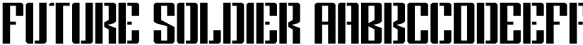 Future Soldier font