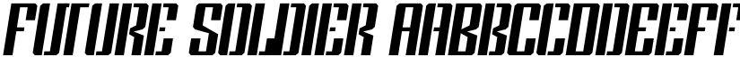 Future Soldier font