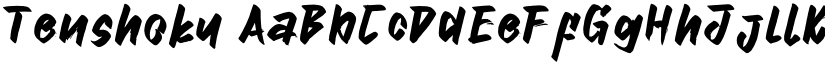 Tenshoku font