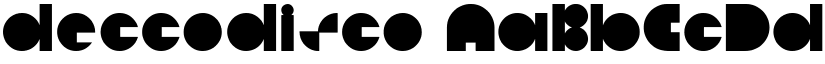 deccodisco font