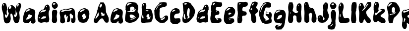 Wadimo font