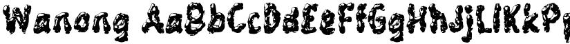 Wanong font