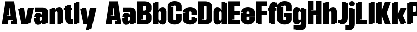 Avantly font