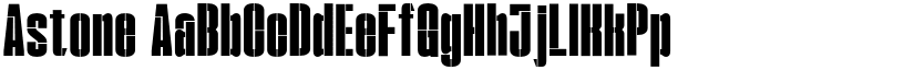 Astone font