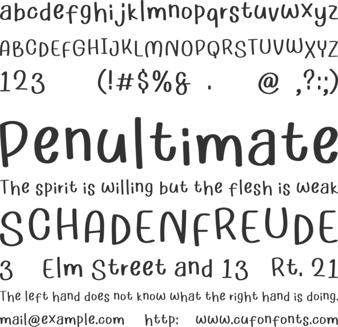 ZRTW Veganmatey Personal Use font preview