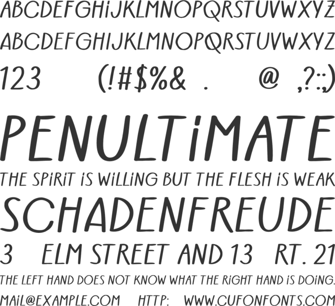 ZRTW Loverynote Personal Use font preview