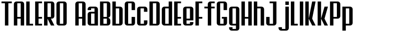 TALERO font