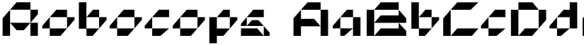 Robocops font