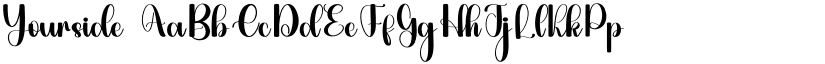 Yourside font