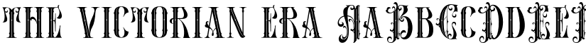 the victorian era font