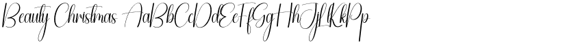 Beauty Christmas font