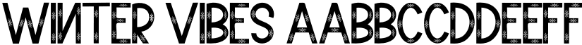 Winter Vibes font