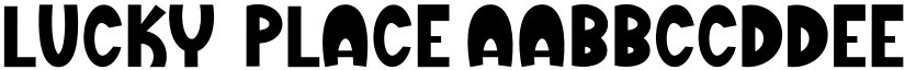 Lucky  Place font