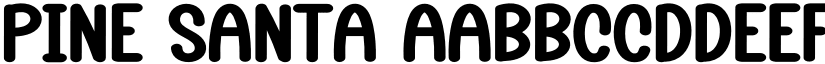Pine Santa font