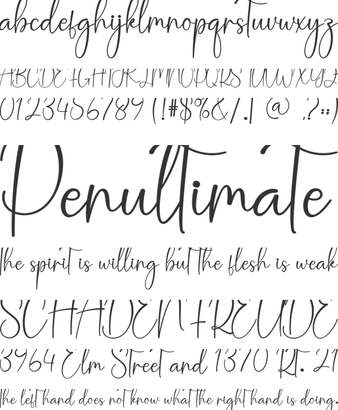 Christmas Wonderful font preview