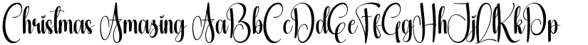 Christmas Amazing font