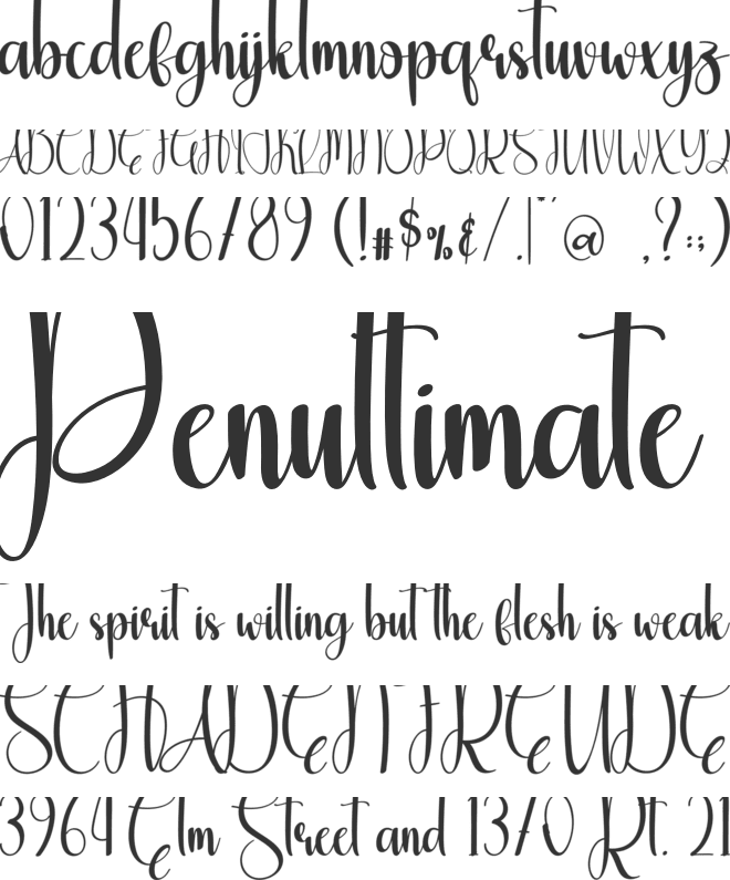 Christmas Sometime font preview