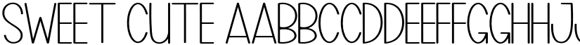 Sweet Cute font
