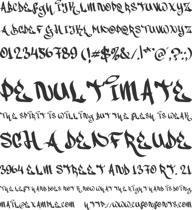 Greatboyz font preview