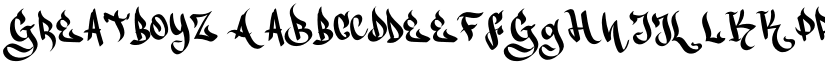 Greatboyz font
