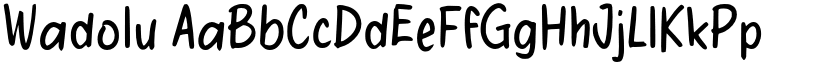 Wadolu font