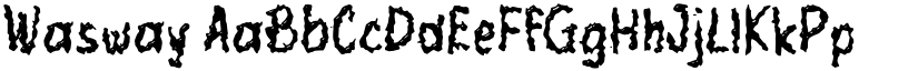 Wasway font