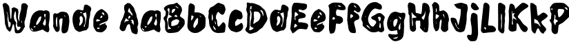 Wande font