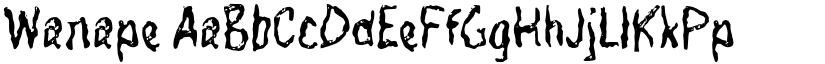 Wanape font